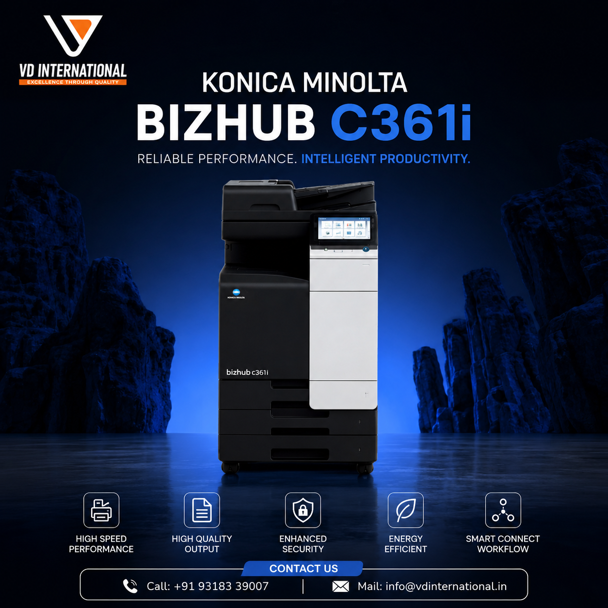 Transform Your Workflow with the Powerful Konica Minolta bizhub C361i